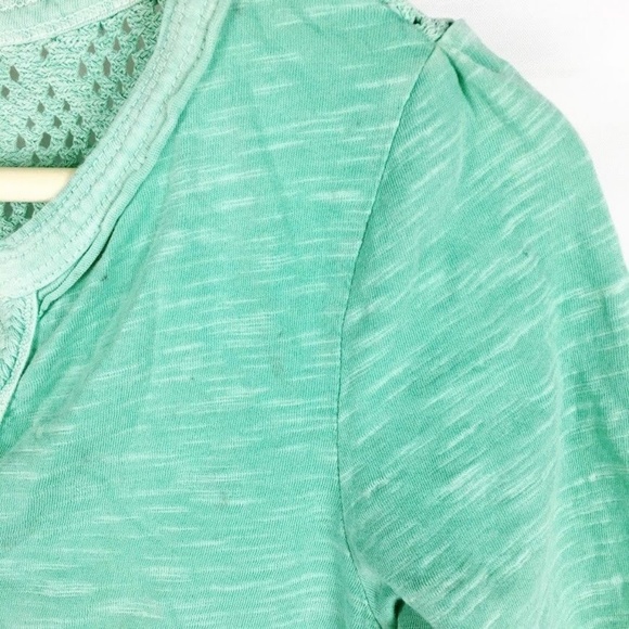 Lucky Brand (C3-08) Women's XS Green Blouse - Picture 3 of 6